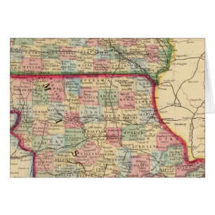 Iowa, Mapa de Missouri por Mitchell