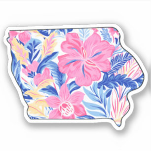 Iowa - Pegatina de verano - Lilly Inspired