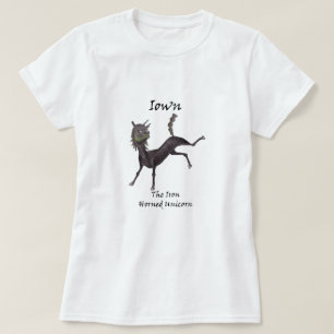 Iown La Camiseta Unicornio Con Caballo De Hierro