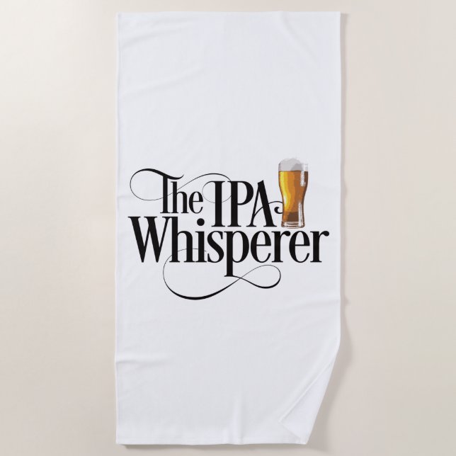 IPA Whisperer Beach Toalla (Anverso)