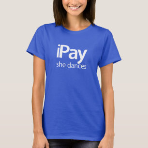 iPay ella baila - la camiseta azul de las mujeres