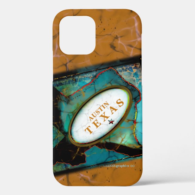 iPhone 12 Pro - un funda longhorn para Austin, TX (Reverso )