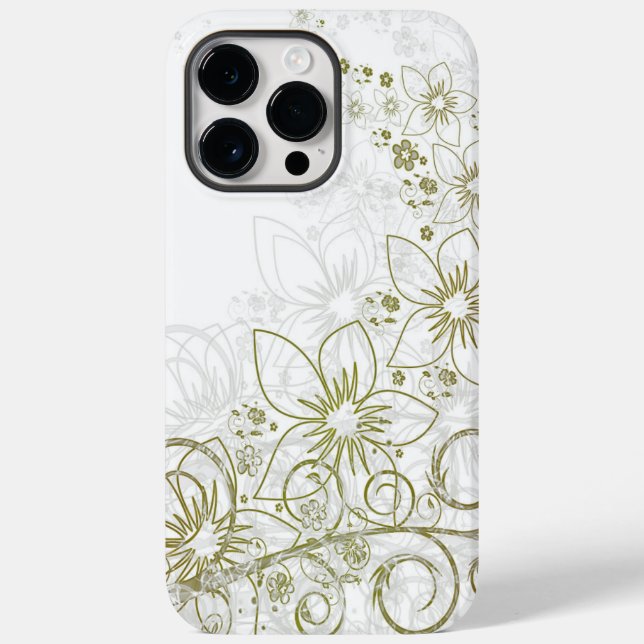 iphone 14 fundas pro arte floral max (Reverso )
