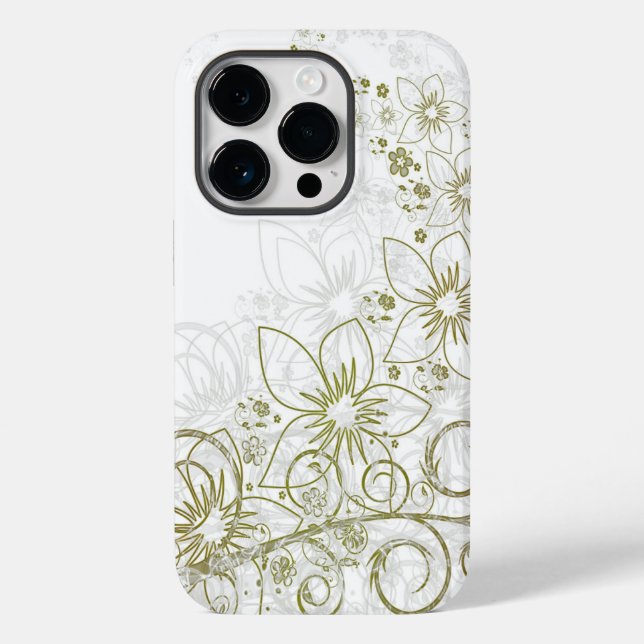 iphone 14 fundas pro flor art (Reverso )