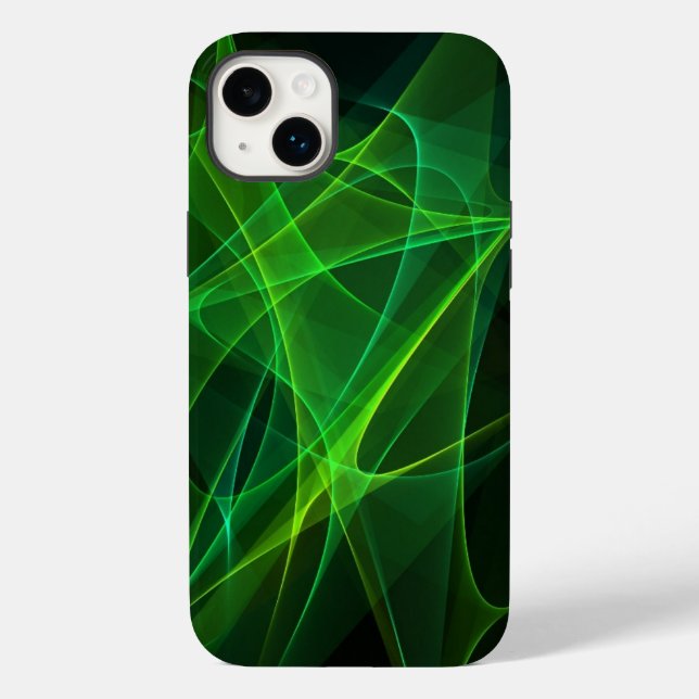 iphone 14 fundas verdes negros abstractos más (Reverso )