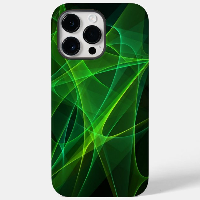 iphone 14 fundas verdes negros abstractos max pro (Reverso )