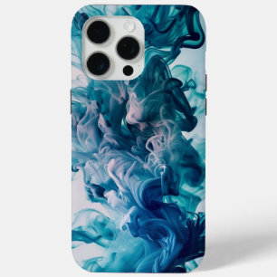 iPhone 15Pro Max funda humo azul mejor diseño impr