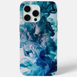 iPhone 15Pro Max funda humo azul mejor diseño impr