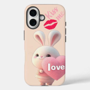iPhone 16 “Amor de conejito lindo – Bésame  Funda Case-Mate 