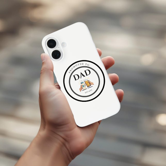 iPhone 16 Ascendido a Papá Est 2026 Funda de Teléfono Divert (Subido por el creador)