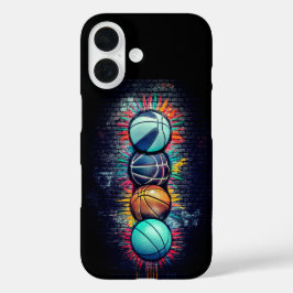iPhone 16 Baloncesto Streetball Samsung Funda Tapa del teléf