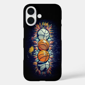 iPhone 16 Baloncesto Streetball Samsung teléfono Funda