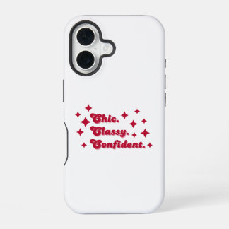 iPhone 16 📌 Chic Clase Confiado Funda para Teléfono - El