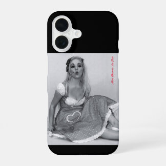 iPhone 16 Chica sexy retro Pinup Babe vintage funda para iPh