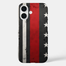 iPhone 16 Diseño de la bandera ondulada - cubierta del Funda