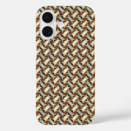 iPhone 16 Diseño de patrón digital abstracto 1220 - Funda pa