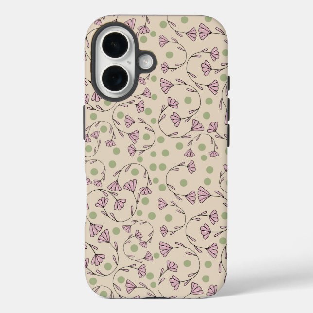iPhone 16 Enredaderas caprichosas de primavera – Funda para  (Reverso )
