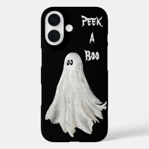 iPhone 16 Fantasma divertida de Halloween Funda del último d