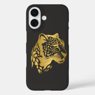 iPhone 16 Funda de estampado de leopardo feroz y fabulosa