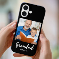 Funda de foto con guión establecido de abuelo - Ca