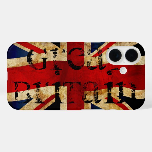 iPhone 16 Funda de galaxia Union Jack Funda-Mate Samsung (Reverso (Horizontal))