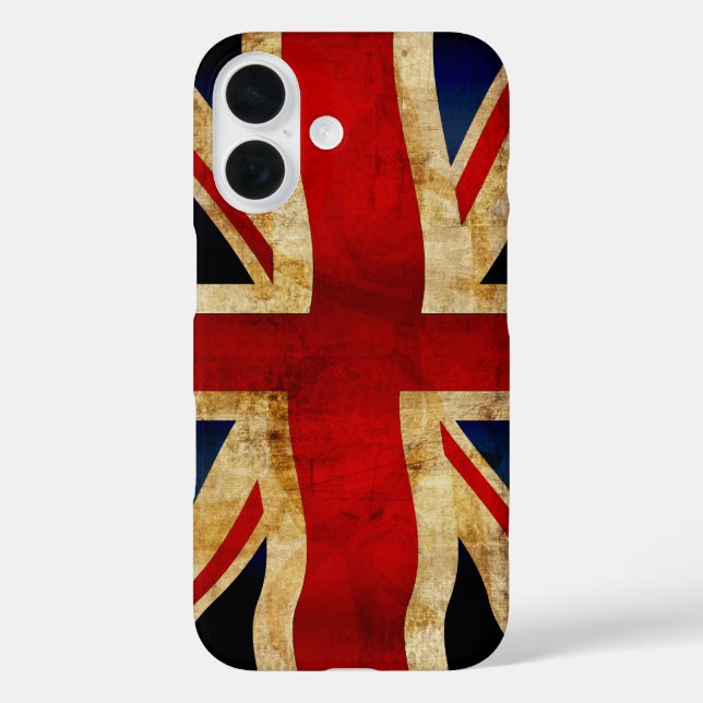 iPhone 16 Funda de galaxia Union Jack Funda-Mate Samsung (Reverso )