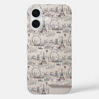 Funda de imágenes de la Vieja Europa Blanca y Negr