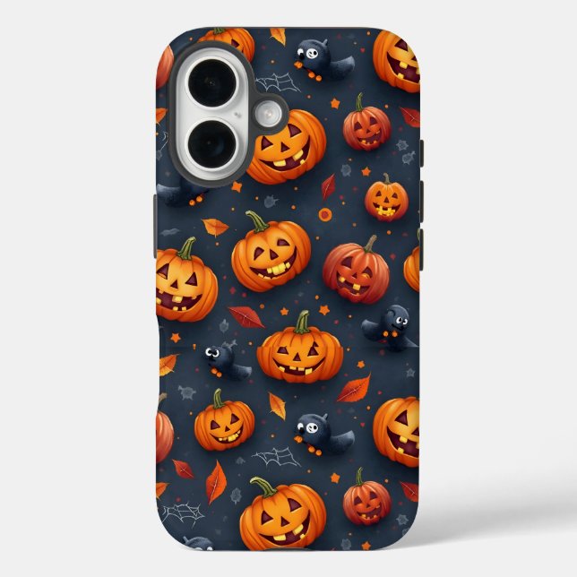 iPhone 16 Funda de iPhone16 con tema de Halloween (Reverso )