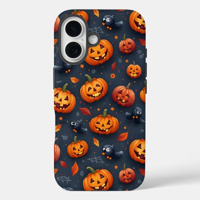 iPhone 16 Funda de iPhone16 con tema de Halloween (Reverso )