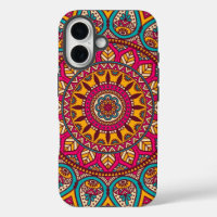 FUNDA DE MANDALA COLORIDA