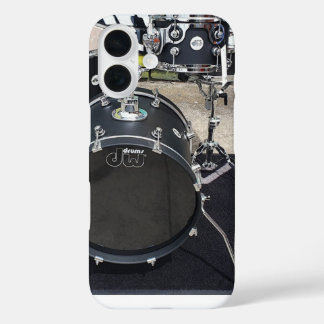 iPhone 16 Funda de móvil negra elegante
