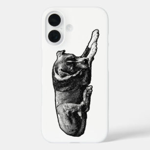 iPhone 16 Funda de perro de Dot-Texture