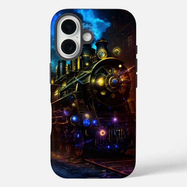 iPhone 16 Funda de ranura de ferrocarril (Reverso )
