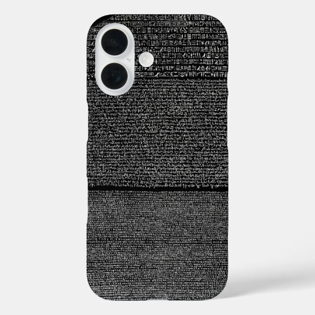 iPhone 16 Funda de Rosetta Stone (Reverso )