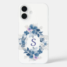 Funda de teléfono botánica de mariposa floral