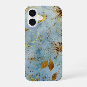 iPhone 16 Funda de teléfono botánica vintage para amante de