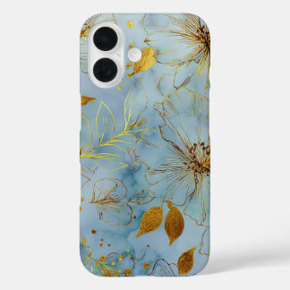 iPhone 16 Funda de teléfono botánica vintage para amante de