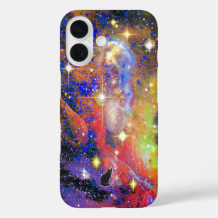 iPhone 16 Funda de teléfono Campo Estelar Brillante