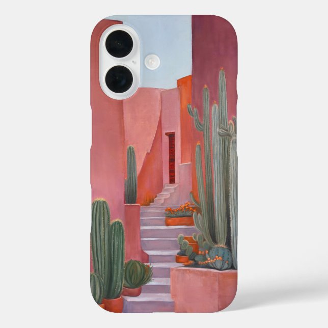 iPhone 16 Funda de teléfono con estética de desierto Ally de (Reverso )