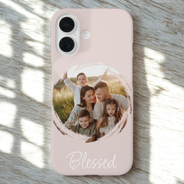iPhone 16 Funda de teléfono con foto personalizada bendita (Subido por el creador)
