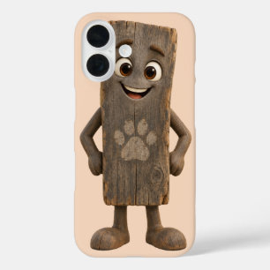 iPhone 16 Funda de teléfono con huella de garra de personaje