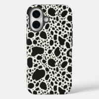 Funda de teléfono con manchas de dálmata chic