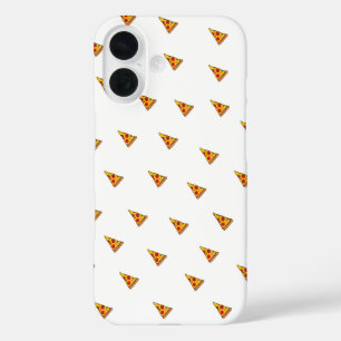 iPhone 16 Funda de teléfono con patrón de pizza pepperoni