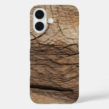 Funda de teléfono con textura de madera desgastada