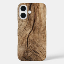 Funda de teléfono con veta de madera de flujo natu