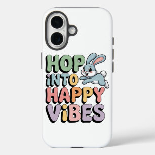 iPhone 16 Funda de teléfono conejito de Pascua Vibraciones F