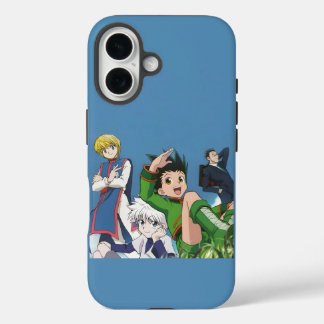 iPhone 16 Funda de teléfono de anime de silicona Hunter X Hu