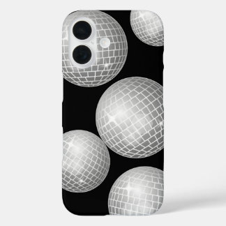 iPhone 16 Funda de teléfono de bola de discoteca – Brillo re