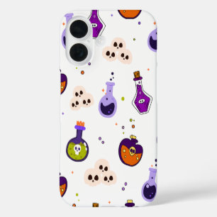 iPhone 16 Funda de teléfono de botellas de poción de calaver