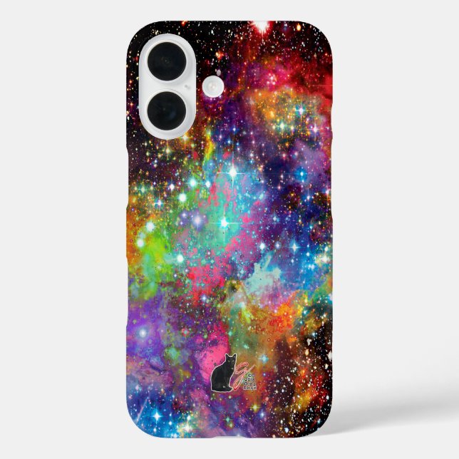 iPhone 16 Funda de teléfono de campo de estrellas incandesce (Reverso )